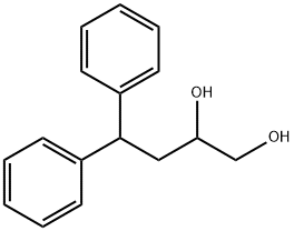 1,2-Butanediol, 4,4-diphenyl- Structure