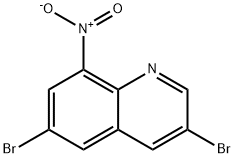 3,6-dibromo-8-nitroquinoline Structure