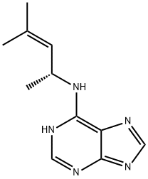 N(6)-(1,3-dimethyl-2-butenyl)adenine Structure