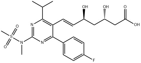 Rosuvastatin 3S, 5S-isomer Structure