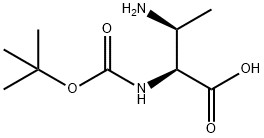 Butanoic acid, 3-amino-2-[[(1,1-dimethylethoxy)carbonyl]amino]-, (2S,3S)- Structure