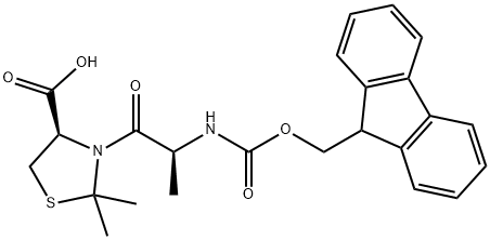 Fmoc-Ala-Cys[PSI(Me,Me)Pro]-OH Structure