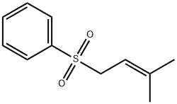 Benzene, [(3-methyl-2-buten-1-yl)sulfonyl]- Structure