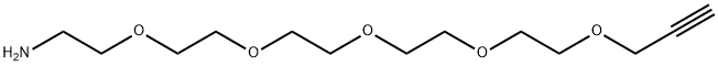 Propargyl-PEG5-amine 구조식 이미지