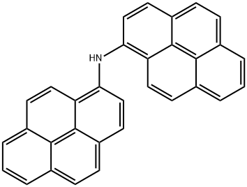 1-Pyrenamine, N-1-pyrenyl- Structure