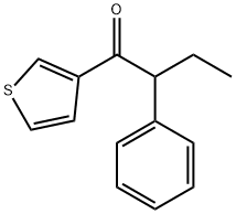 2-Phenyl-1-(thiophen-3-yl)butan-1-one Structure