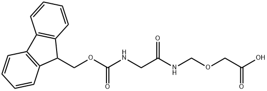 3,10-Dioxa-5,8-diazaundecanoic acid, 11-(9H-fluoren-9-yl)-6,9-dioxo- Structure