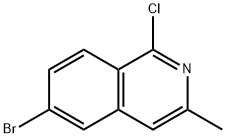 6-bromo-1-chloro-3-methylisoquinoline Structure