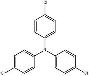 Benzenamine, 4-chloro-N,N-bis(4-chlorophenyl)- Structure