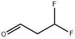 Propanal, 3,3-difluoro- Structure