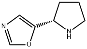 Oxazole, 5-(2S)-2-pyrrolidinyl- Structure