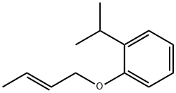 Benzene, 1-(2-butenyloxy)-2-(1-methylethyl)-, (E)- (9CI) Structure