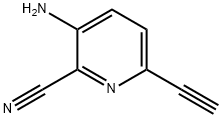 2-Pyridinecarbonitrile,3-amino-6-ethynyl-(9CI) Structure
