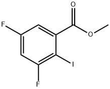 methyl 3,5-difluoro-2-iodobenzoate Structure