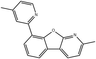 Benzofuro[2,3-b]pyridine, 2-methyl-8-(4-methyl-2-pyridinyl)- 구조식 이미지