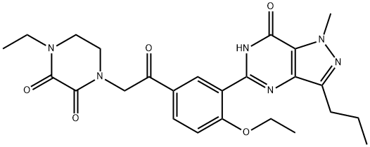 Dioxohongdenafil Structure