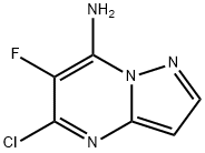 Pyrazolo[1,5-a]pyrimidin-7-amine, 5-chloro-6-fluoro- 구조식 이미지