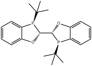 (2R,2'R,3R,3'R)-3,3'-di-tert-butyl-2,2',3,3'-tetrahydro-2,2'-bibenzo[d][1,3]oxaphosphole Structure