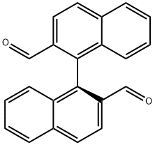 [1,1'-Binaphthalene]-2,2'-dicarboxaldehyde, (1S)- 구조식 이미지