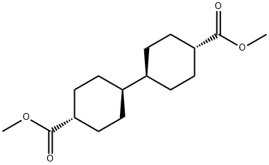trans,trans-4',4-bicyclohexanedicarboxylic acid dimethyl ester Structure