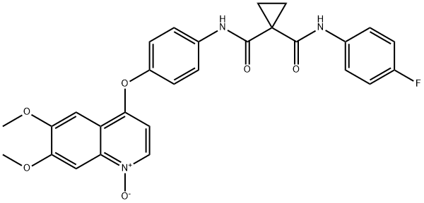 Cabozantinib impurity 1DYH 구조식 이미지