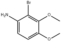 Benzenamine, 2-bromo-3,4-dimethoxy- Structure