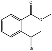 Benzoic acid, 2-(1-bromoethyl)-, methyl ester 구조식 이미지