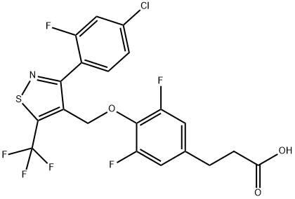 GPR120 agonist 4x Structure