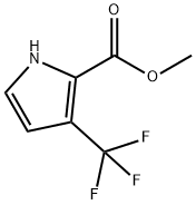 1H-Pyrrole-2-carboxylic acid, 3-(trifluoromethyl)-, methyl ester Structure