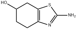 6-Benzothiazolol, 2-amino-4,5,6,7-tetrahydro- 구조식 이미지