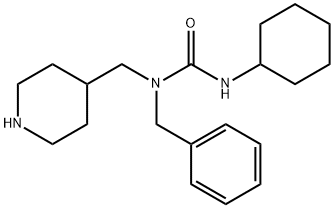 SRI-011381  SRI011381  N'-Cyclohexyl-N-(phenylmethyl)-N-(4-piperidinylmethyl)-urea Structure