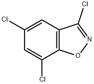 1,2-Benzisoxazole, 3,5,7-trichloro- 구조식 이미지