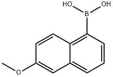 Boronic acid, B-(6-methoxy-1-naphthalenyl)- Structure