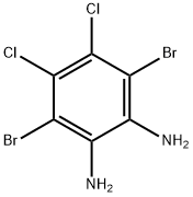 1,2-Benzenediamine, 3,6-dibromo-4,5-dichloro- Structure