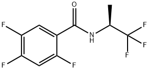 Benzamide, 2,4,5-trifluoro-N-[(1S)-2,2,2-trifluoro-1-methylethyl]- 구조식 이미지