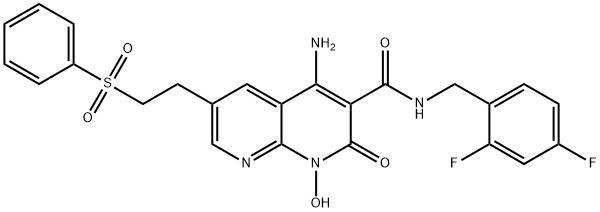 HIV-1 integrase inhibitor 4 Structure