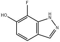 1H-Indazol-6-ol, 7-fluoro- Structure