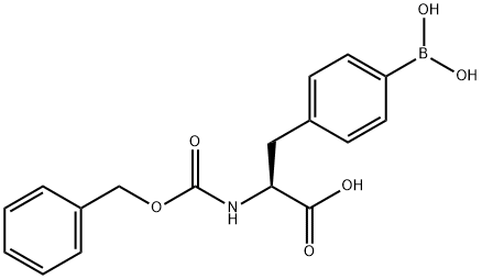 L-Phenylalanine, 4-borono-N-[(phenylmethoxy)carbonyl]- (9CI) Structure