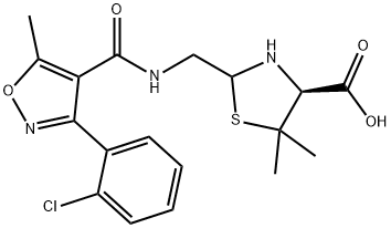 Cloxacillin Sodium EP Impurity B (Mixture of Diastereomers) 구조식 이미지