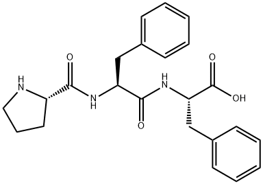 L-Phenylalanine, L-prolyl-L-phenylalanyl- Structure