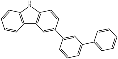 9H-Carbazole, 3-[1,1'-biphenyl]-3-yl- Structure