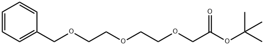 Benzyl-PEG3-CH2CO2tBu Structure