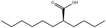 Octanoic acid, 2-butyl-, (2S)- Structure