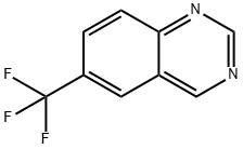 Quinazoline, 6-(trifluoromethyl)- Structure