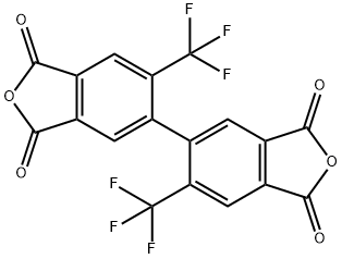 [5,5'-Biisobenzofuran]-1,1',3,3'-tetrone, 6,6'-bis(trifluoromethyl)- Structure