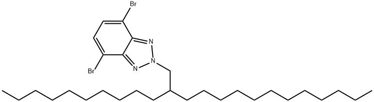 2H-Benzotriazole, 4,7-dibromo-2-(2-decyltetradecyl)- 구조식 이미지