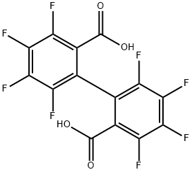 [1,1'-Biphenyl]-2,2'-dicarboxylic acid, 3,3',4,4',5,5',6,6'-octafluoro- Structure