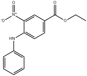 Benzoic acid, 3-nitro-4-(phenylamino)-, ethyl ester 구조식 이미지