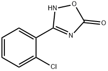 3-(2-chlorophenyl)-1,2,4-oxadiazol-5-ol 구조식 이미지