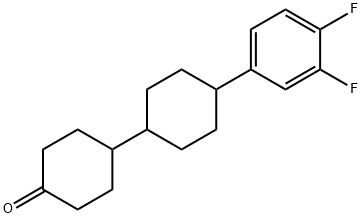 4-[4-(3,4-Difluorphenyl)-cyclohexyl]-cyclohexanon Structure